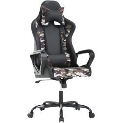 BESTOFFICE Ergonomic Office Chair High-Back Gaming Chair \w Lumbar Support PC Computer Chair Racing Chair Pu Task Desk Chair Executive Swivel