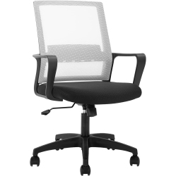 BESTOFFICE Home Office Chair Ergonomic Desk Chair Swivel Rolling Computer Chair Executive Lumbar Support Task Mesh Chair Adjustable Stool for Women