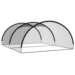 VIDAXL Baseball Batting Cage Net 600X400X250 Cm Polyester In Black