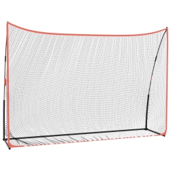 VIDAXL Golf Practice Net Black And 305X91X213 Cm Polyester In Red