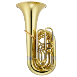 JUPITER Jtu1110 4-Valve 4/4 Tuba - Lacquered Brass W/ Case