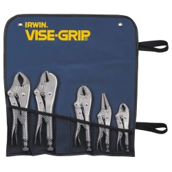 IRWIN Plier Locking Original 5PC Kit Bag Set