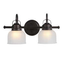 JONATHAN Y Virginia Metal/glass Led Vanity Light