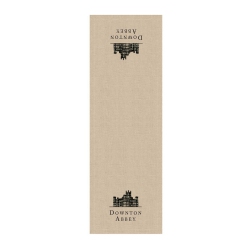 HERITAGE LACE Downton Abbey British Highclere Castle Natural Decorative Table Runner 16" X 60" In Beige