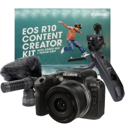 CANON Eos R10 Mirrorless Camera With 18-45MM Lens Content Creator Kit