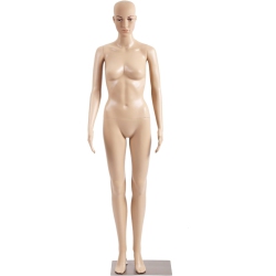 FDW Female Mannequin Torso Dress Form Mannequin Body 69Inches Adjustable Mannequin Model Full Body Plastic Detachable Mannequin Stand Realistic