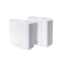 ASUS Zenwifi Ax Whole-Home Tri-Band Mesh Wifi 6 System (Xt8) - 2 Pack, Coverage Up to 5, 500 Sq.ft Or 6+Rooms, 6.6GBps, Wifi, 3 Ssids, Life-Time Free