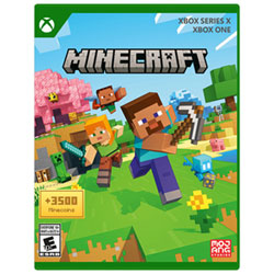 Minecraft: Édition Bedrock + 3500 Pièces Minecoins (Xbox Series X/xbox One)
