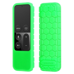 HLD Protective Case for Apple Tv 4K / HD Siri Remote (1St Generation) - Honey Comb Lightweight Anti Slip Shockproof Silicone Cover for Apple Tv 4K