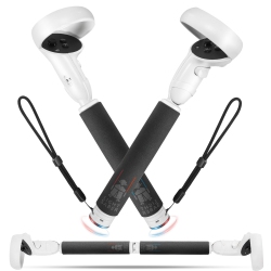 HLD Controllers Extension Grips for Meta/oculus Quest 2 Accessories, Long Stick Handle Extension Grips Stand, Enhance Experience to Play Beat Saber