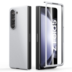 HLD Case for Samsung Galaxy Z Fold 5, Thin Slim Fit Matte PC \w Non-Slip Built In Screen Protector Full-Body Protection Built In Screen Protection