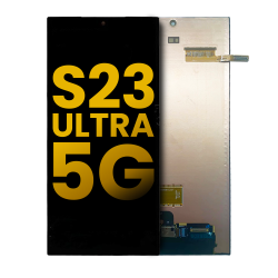 ESOURCE PARTS Refurbished (Excellent) - Oled Assembly Without Frame Compatible for Samsung Galaxy S23 Ultra 5G (Us & International) (All Colors)