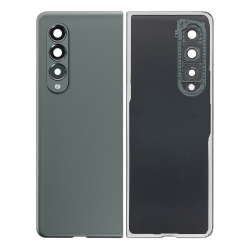 ESOURCE PARTS Replacement Back Cover Glass With Camera Lens Compatible for Samsung Galaxy Z Fold 3 5G (F926) (Phantom Green) (Aftermarket Plus)