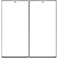 ESOURCE PARTS Replacement Front Glass With Oca Pre-Installed Compatible for Samsung Galaxy S22 Ultra 5G