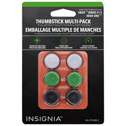 Insignia Precision Thumbsticks for Xbox One & Xbox Series X|S - White/Green/Black