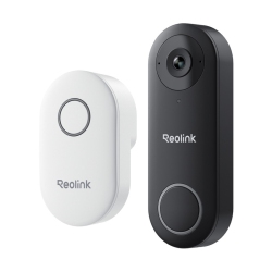 REOLINK Video Doorbell Wifi, Smart 2K+ Wired Wifi Video Doorbell With Chime, Person Detection, Front Door Security Camera, No Subscription Fee