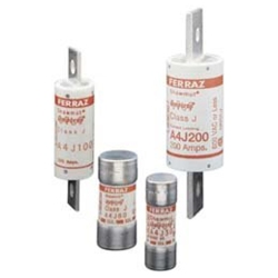 MERSEN A4J Fast Acting/class J Fuse, 600Vac/300Vdc, 200Ka Ac/100Ka Dc, 350 Ampere, 2-1/8" Diameter X 7-1/8" Length, for Excellent Current-Limiting