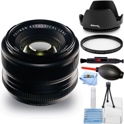 FUJIFILM 35MM F/1.4 Xf R Lens 16240755 - 7PC Accessory Bundle