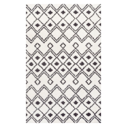 JONATHAN Y Caimari Moroccan Diamond Shag Area Rug