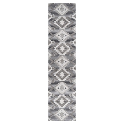JONATHAN Y Sumak High-Low Pile Neutral Diamond Kilim Area Rug