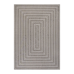 JONATHAN Y Chevron Modern Concentric Squares Indoor/outdoor Area Rug