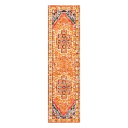 JONATHAN Y Brooklyn Geometric Medallion Area Rug