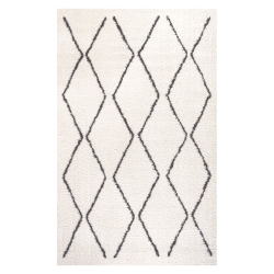 JONATHAN Y Catala Moroccan Diamond Shag Area Rug