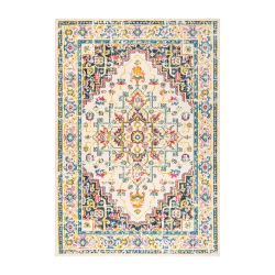 JONATHAN Y Brooklyn Geometric Medallion Area Rug