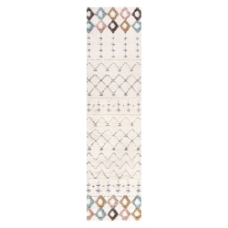 JONATHAN Y Pia Moroccan Trellis Plush Carved Area Rug
