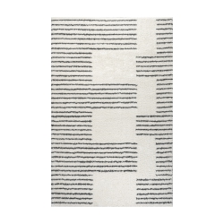JONATHAN Y Petra Abstract Stripe Geometric Shag Area Rug