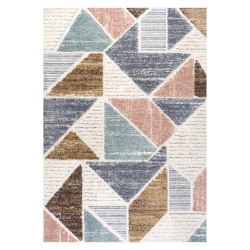 JONATHAN Y Aileen Geometric Scandi Colorblock Carved Area Rug