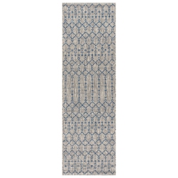 JONATHAN Y Ourika Moroccan Geometric Textured Weave Indoor/outdoor Runner Rug