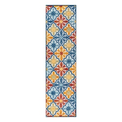 JONATHAN Y Cassis Ornate Ogee Trellis High-Low Indoor/outdoor Area Rug