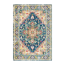 JONATHAN Y Brooklyn Geometric Medallion Area Rug