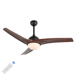 JONATHAN Y Sully Contemporary Industrial Iron/plastic Integrated Led Ceiling Fan