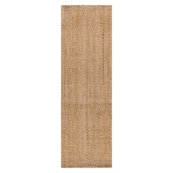 JONATHAN Y Espina Hand Woven Herringbone Chunky Jute Area Rug
