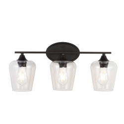 JONATHAN Y Jayne Iron/glass Cottage Rustic Led Vanity Light