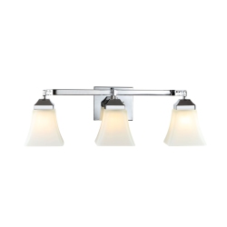 JONATHAN Y Staunton Iron/glass Modern Cottage Led Vanity Light