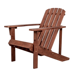 JONATHAN Y Westport Outdoor Patio Traditional Acacia Adirondack Chair