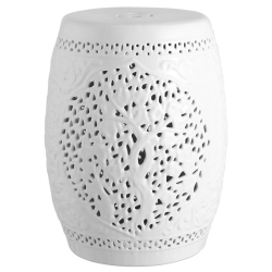 JONATHAN Y Tree Of Life Ceramic Garden Stool