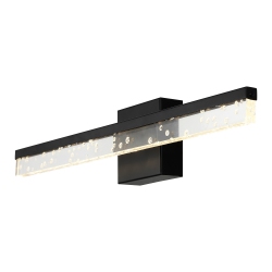 JONATHAN Y Mario Modern Contemporary Iron/seeded Acrylic Integrated Led Vanity Light