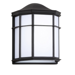 JONATHAN Y Henry Outdoor Frosted Acrylicmetal Integrated Led Wall Sconce