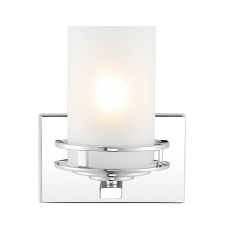 JONATHAN Y Fairfax Metal/frosted Glass Contemporary Glam Led Vanity Light