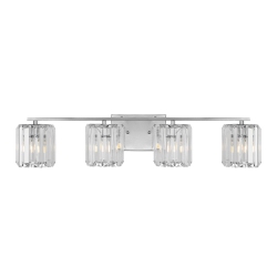 JONATHAN Y Coco Prism Vintage Metal/glass Classic Glam Led Vanity Light