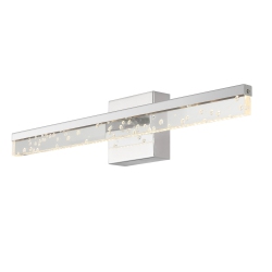 JONATHAN Y Mario Modern Contemporary Iron/seeded Acrylic Integrated Led Vanity Light