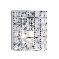JONATHAN Y Clara Deco Metal/crystal Classic Glam Led Vanity Light
