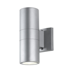 JONATHAN Y Duo Modern Midcentury Cylinder Outdoor Metal/glass Integrated Led Wall Sconce