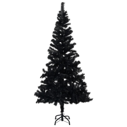 VIDAXL Artificial Christmas Tree With Stand 240 Cm Pvc In Black