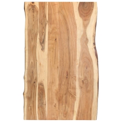 VIDAXL Table Top Solid Acacia Wood 39.4"x(19.7"-23.6")X1.5