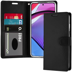 XCRS Folio Magnetic Wallet Cover, Pu Leather Pouch With Card Slot And Stand Case for Motorola Moto G 5G (2023) 6.5 Inch